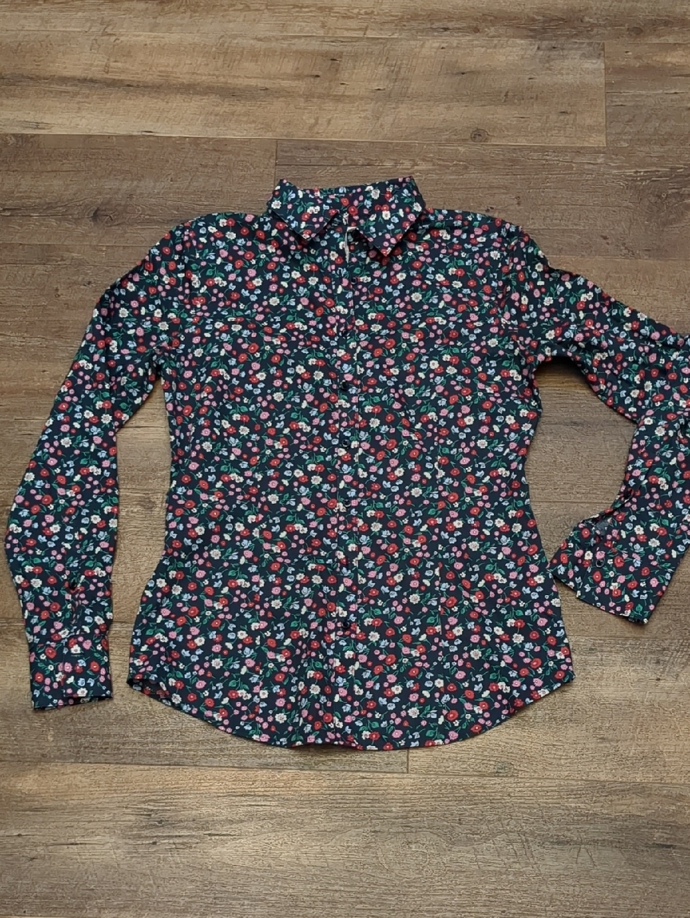 Brooks Brothers Floral Button Down